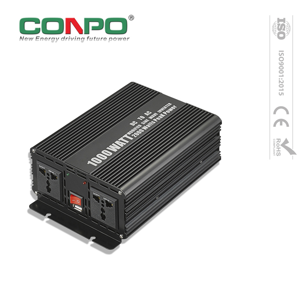 1000W, DC12V or 24V, AC220V, DC-AC Modified Sine Wave Inverter