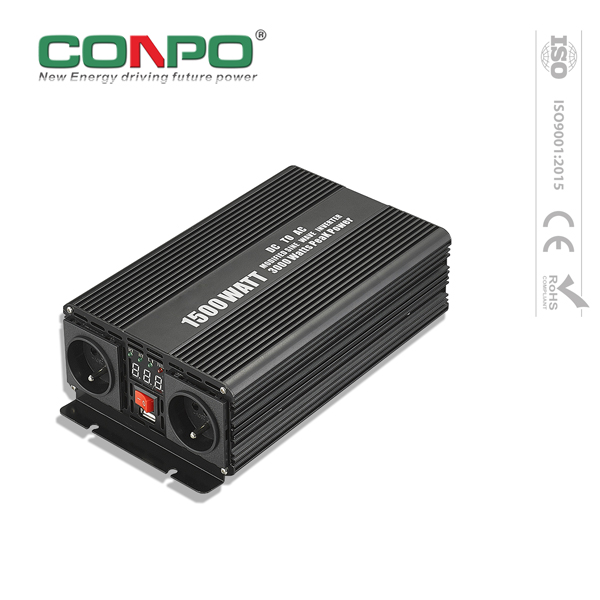 1500W, DC12V or 24V, AC220V, DC-AC Modified Sine Wave Inverter